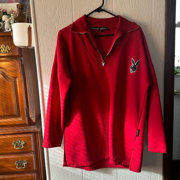 Playboy x Missguided Zip-Up - Picture 1 of 6